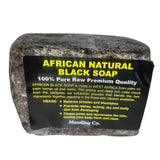 African Natural Black Soap – 100% Pure Raw Premium Quality Traditional West African Soap for Deep Cleansing and Skin Care.
