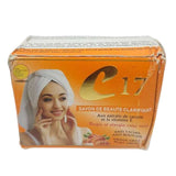 C17 Clarifying Beauty Soap with Carrot Extract and Vitamin E – Brightening and nourishing soap for oily and damaged skin.