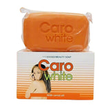 Caro White Brightening Moisturizing Bar Soap in packaging, designed for radiant skin care.