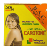 Box of B.S.C Black Spot Corrector with a woman's face on a yellow background