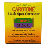 Carotone Black Spot Corrector Creme B.S.C packaging with yellow and orange gradient