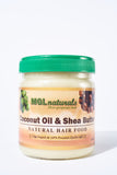 MGL Coconut Oil & Shea Butter 400g – Nourishing natural cream enriched with coconut oil and shea butter for soft, smooth, and hydrated skin and hair.