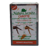 Nature Secrète Carotte Lightening Moisturizer Body Soap with Carrot Oil – Brightening and hydrating body soap that nourishes the skin and helps achieve a radiant, even-toned complexion.