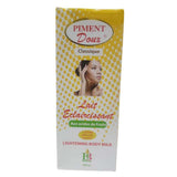 Piment Doux Classique Lightening Body Milk with Fruit Acids – Brightening body lotion for radiant and even-toned skin, 250 ml.