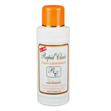 White bottle of Rapid’Clair Super Éclaircissant Body Milk with an orange cap and gold-accented label, photographed upright against a plain background.