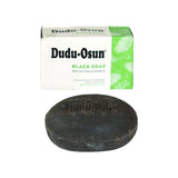 Dudu-Osun African Black Soap, 5 oz bar in original packaging, featuring natural ingredients for cleansing and skincare.